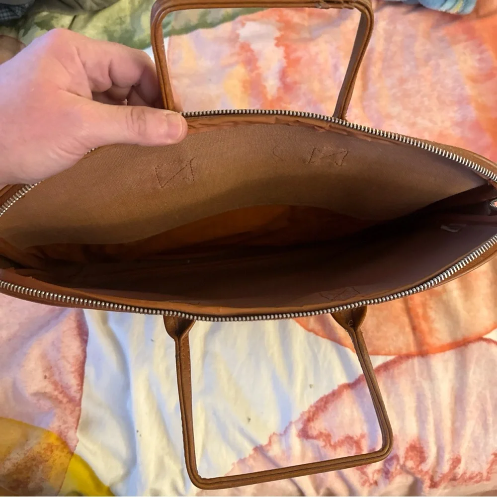 Classic Brown Leather Men's Bag